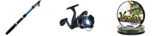 Float fishing kit components
