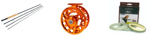 Fly fishing kit components